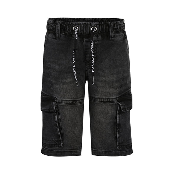 No Way Monday - Short jean noir