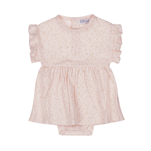 Dirkje - Robe cache couche rose avec bandeau