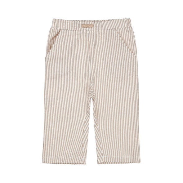 Dirkje - Pantalon rayé Beige