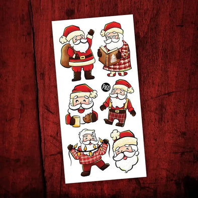 Pico tatouages - Les pères Noël en pyjamas