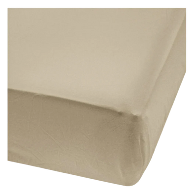 Perlimpinpin - Drap contour en bambou taupe