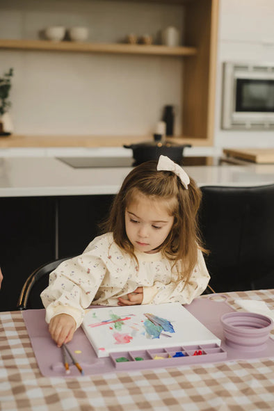 Micasso & co - Tablier d’artiste imperméable pour enfants Les fleurs