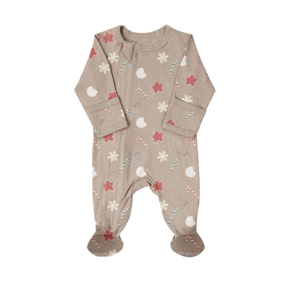 Coccoli - Pyjamas beige canne de bonbons