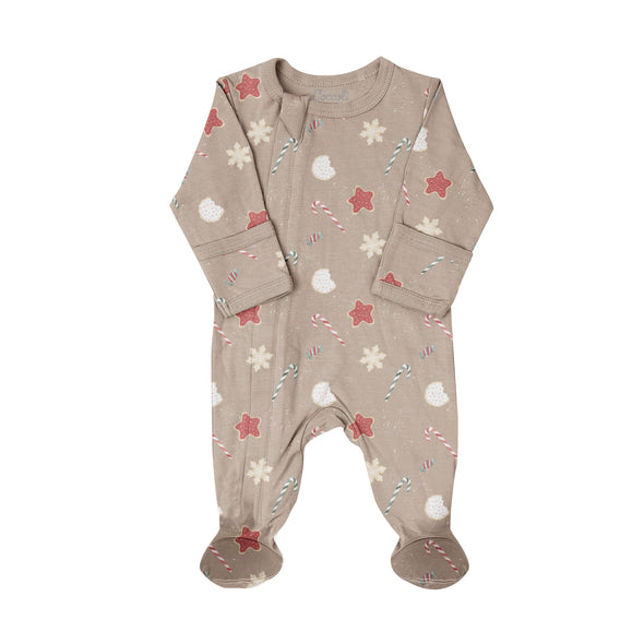 Coccoli - Pyjamas beige canne de bonbons