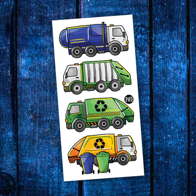 Pico tatouages Les camions de recyclage