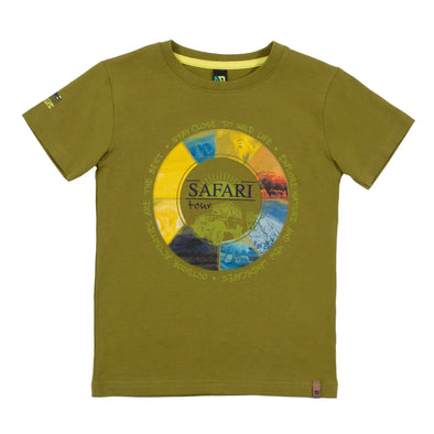 Nano - T-shirt Garçons Vert safari