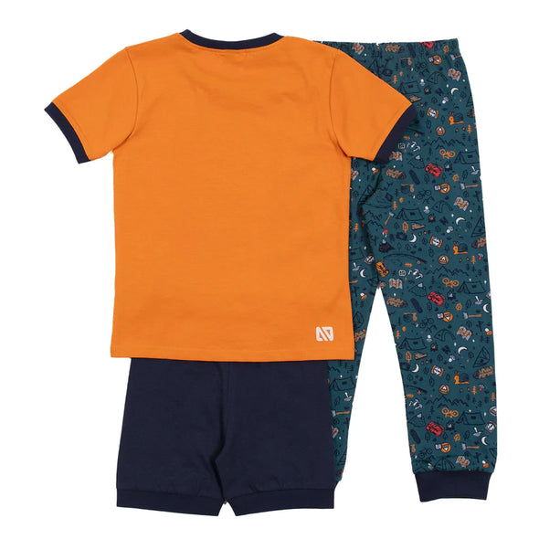 Nano - Pyjama trois-pièces Garçons Orange