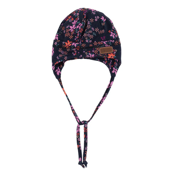Nano - Tuque en jersey avec oreilles Fille Marine