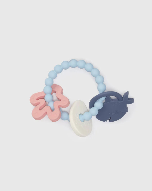 Loulou LOLLIPOP - Ensemble d'anneaux de dentition - Requin