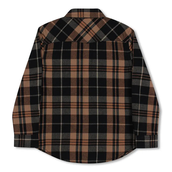 WRTK - Chemise en flanelle carr caramel