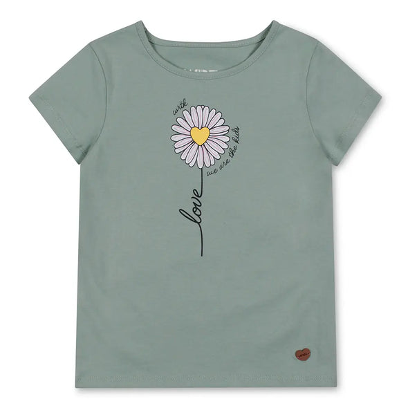 WRTK - T-shirt vert fleur