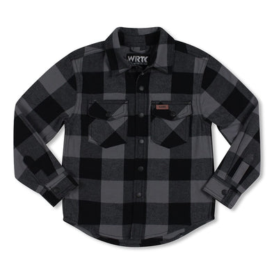 WRTK - Chemise en flanelle carr noir