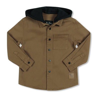 WRTK - Surchemise caramel avec capuche amovible