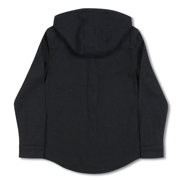 WRTK - Surchemise noir avec capuche amovible