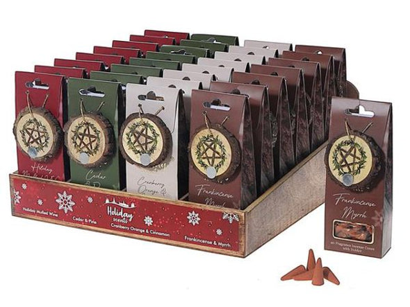 CÔNES D'ENCENS ET PORTE-ENCENS SOLSTICE D'HIVER