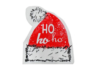 LOT DE 12 SERVIETTES BONNET DE PÈRE NOËL