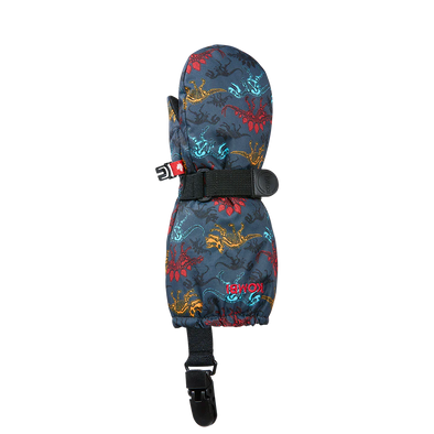 Kombi - Mitaines Crazy Cariboo avec attaches - Enfants dino