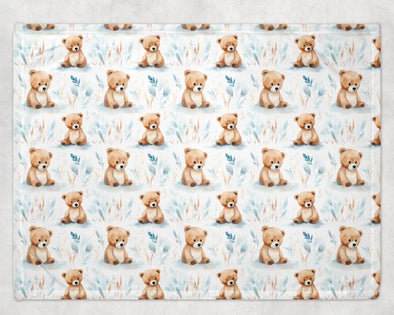 Bébé Ô Chaud - Couverture MINKY Ourson