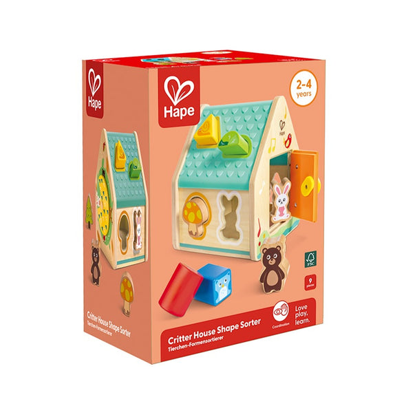 Hape - Trieur de formes Critter House