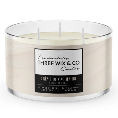 THREE WIX & CO - Chandelle CRÈME DE CACHEMIRE