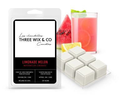 THREE WIX & CO - Cube de cire LIMONADE MELON