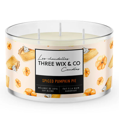 THREE WIX & CO - Chandelle SPICED PUMPKIN PIE