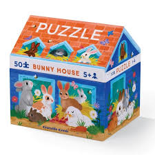 Crocodile Creek - Puzzle Maison 50 pièces - Maison Lapin