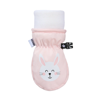 Kombi - Mitaines Baby Animal à manchette repliable - Bébé Lapin