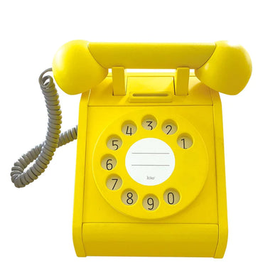 Kiko & Gigi - Téléphone rétro Play - jaune