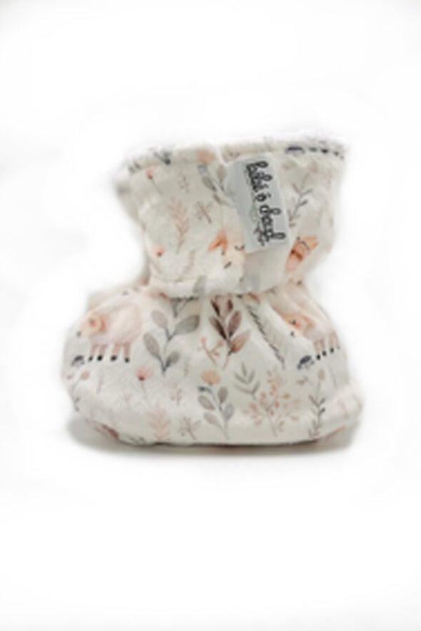 Bébé Ô Chaud - Pantoufles à velcro –  Mouton