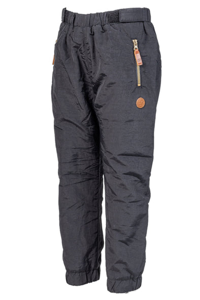 L & P Pantalon d'extérieur doublé en coton Noir