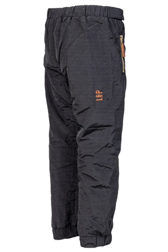 L & P Pantalon d'extérieur doublé en coton Noir