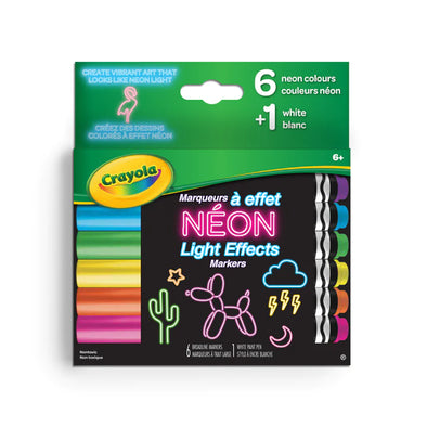 Crayola - Marqueurs à effets de lumière néon Crayola