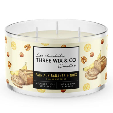 THREE WIX & CO - PAIN AUX BANANES & NOIX