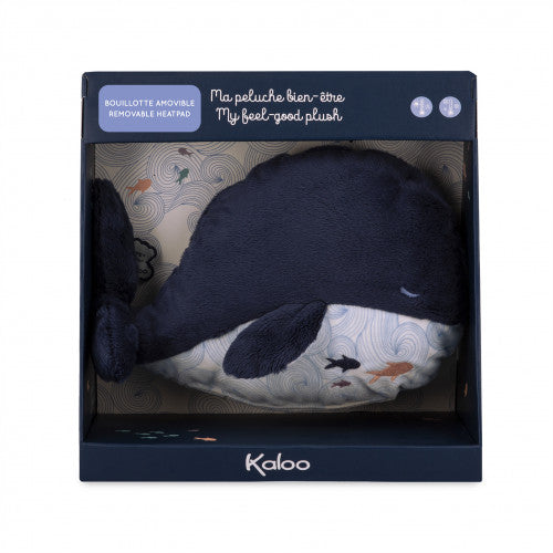 Kaloo - Peluche bouillotte chaud et froid Baleine