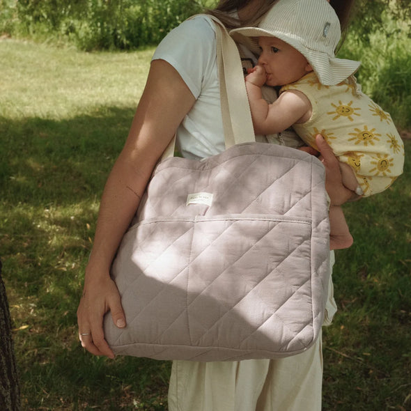 Dans le sac - Sac à couches Lilas