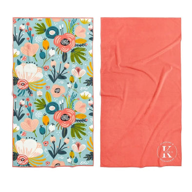 K5 Clothing - Serviette microfibre –  Bouquet de fleur