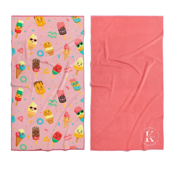 k5 clothing - Serviette en microfibre Friandise glacé