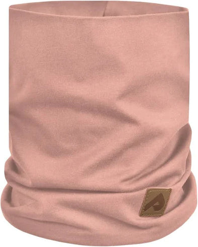 Perlimpinpin - Cache-cou en coton avec doublure polaire - Blush