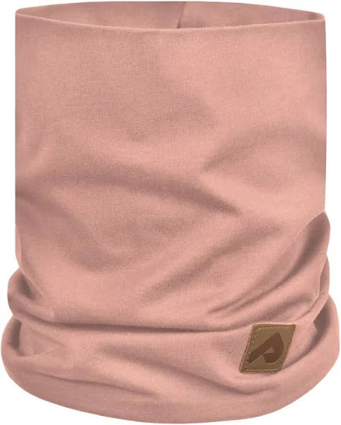 Perlimpinpin - Cache-cou en coton avec doublure polaire - Blush