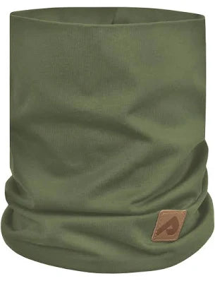 Perlimpinpin - Cache-cou en coton avec doublure polaire - Vert