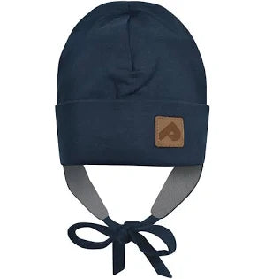 Perlimpinpin - Tuque de coton/polar avec oreilles - marine