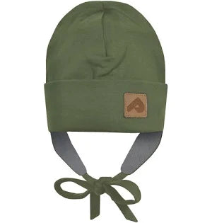 Perlimpinpin - Tuque de coton/polar avec oreilles - Vert