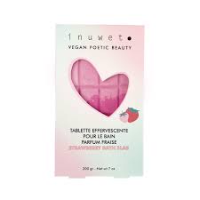 Inuwet - Tablette effervescente bain - Fraise