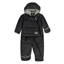 Perlimpinpin - Ensemble de neige une pièce pour bébé - Noir