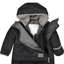 Perlimpinpin - Ensemble de neige une pièce pour bébé - Noir