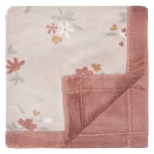 Perlimpinpin - Couverture peluche - Floral