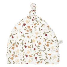 Perlimpinpin - Bonnet pour bébé en bambou - Floral