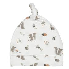 Perlimpinpin - Bonnet pour bébé en bambou - Écureuil