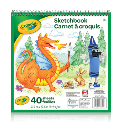 Crayola - Carnet de croquis Crayola, 40 pages